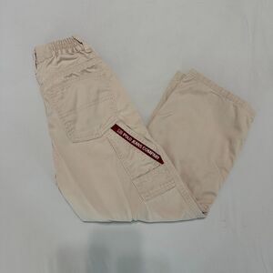 Vintage Polo Jeans Co. Ralph Lauren Boys Size 5 Cargo Pants Jeans Tan Khaki